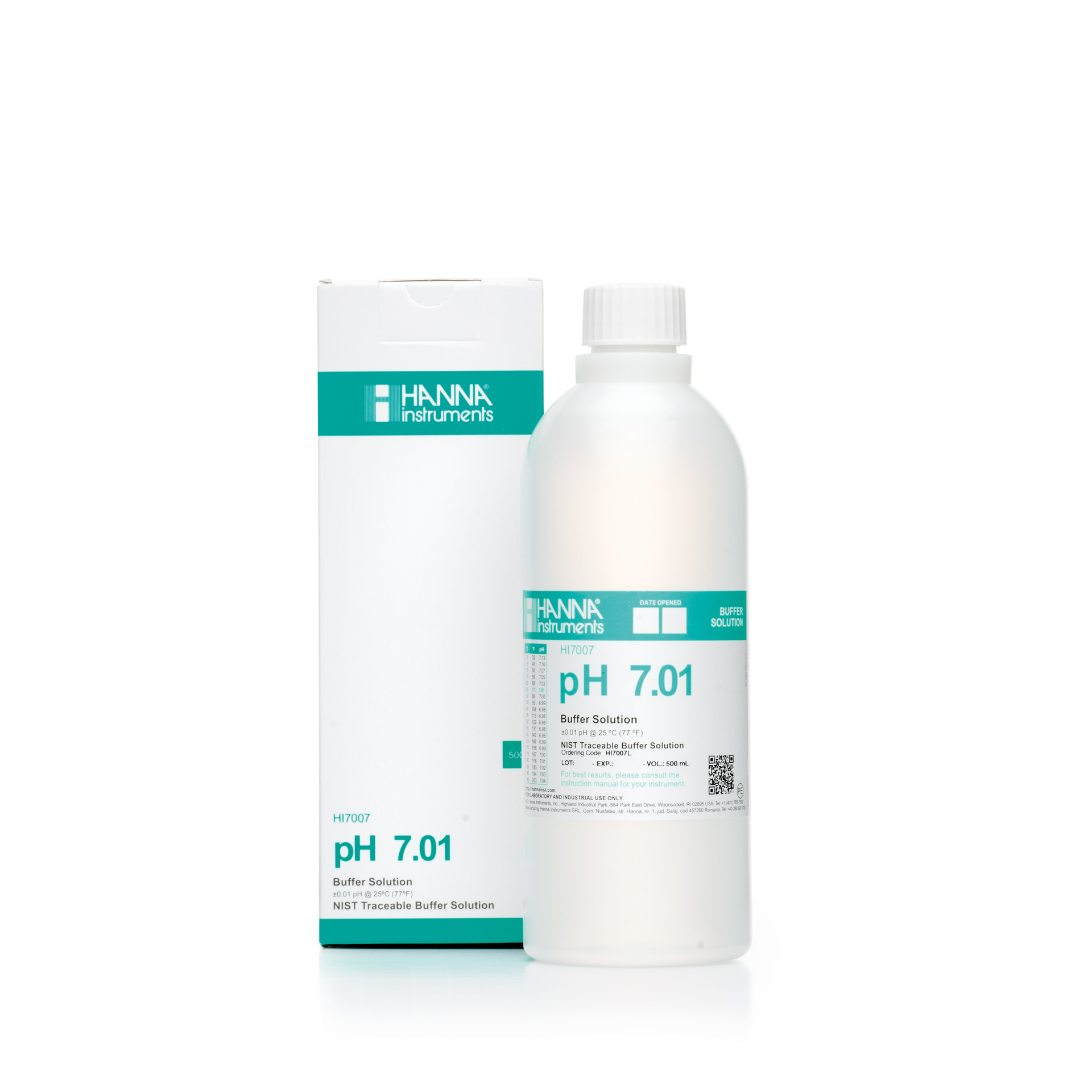 Solution tampon pH 7,01, bouteille 500 mL