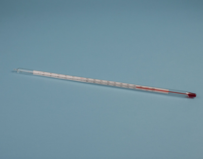 Thermomètre échelle int. liquide rouge, -10/150