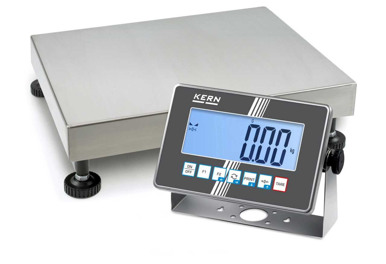 IoT-Line Balance plateforme avec afficheur en inox KERN IXC 100K-2M