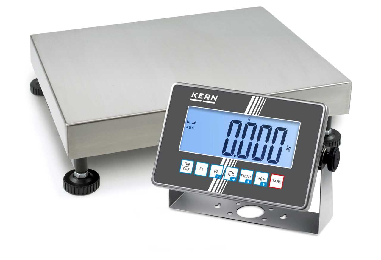 IoT-Line Balance plateforme avec afficheur en inox KERN IXC 30K-3LM