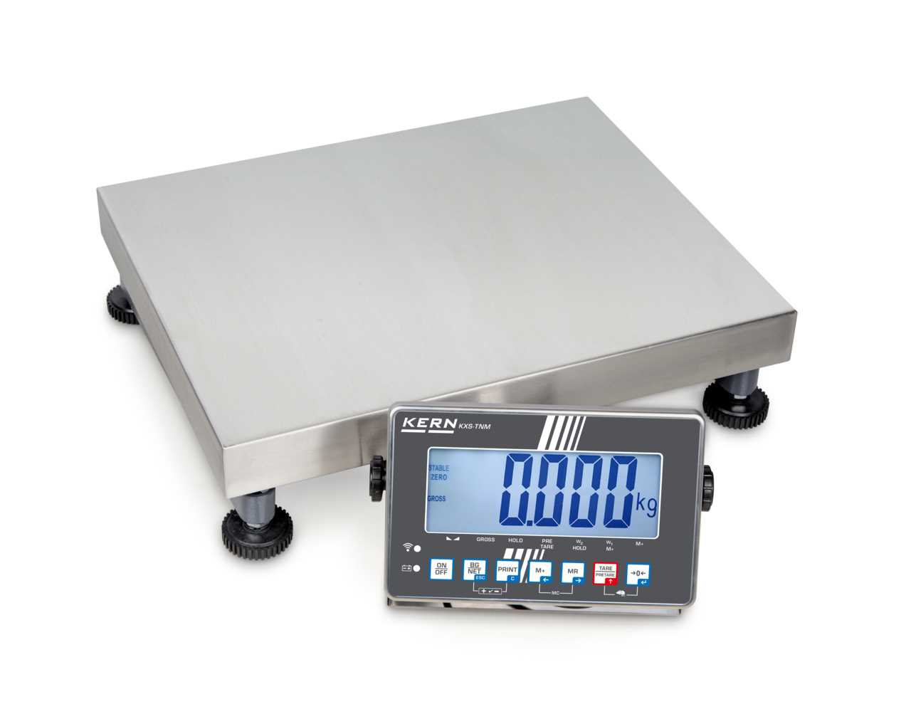Balance plateforme avec afficheur en inox KERN IXS 30K-3