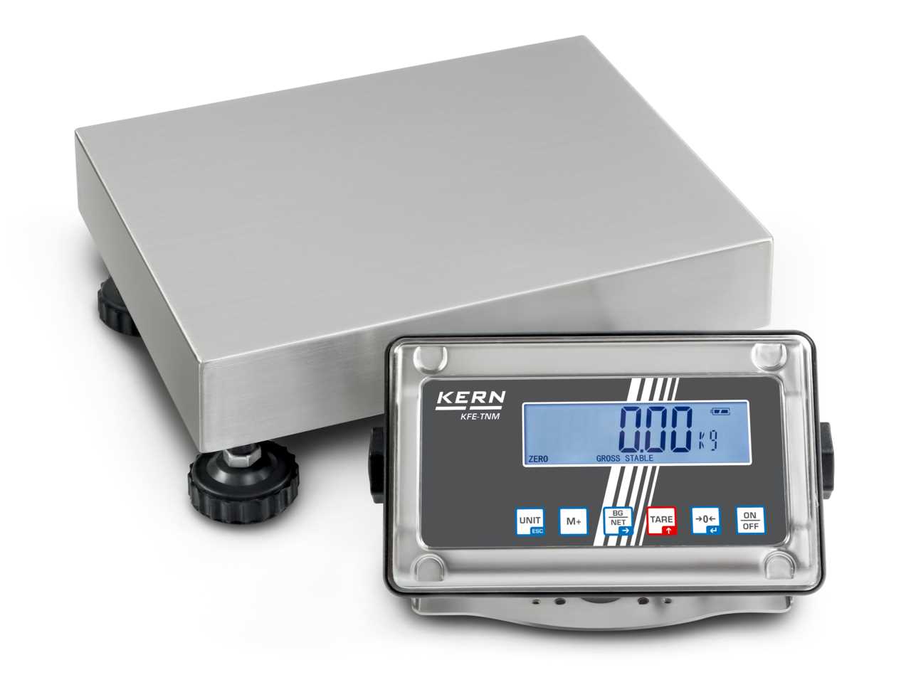 Balance plateforme avec afficheur en inox KERN SFE 10K-3NM