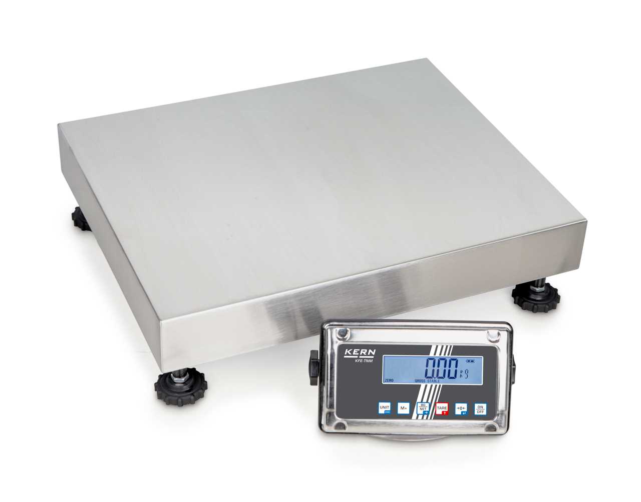 Balance plateforme avec afficheur en inox KERN SFE 60K-2LNM
