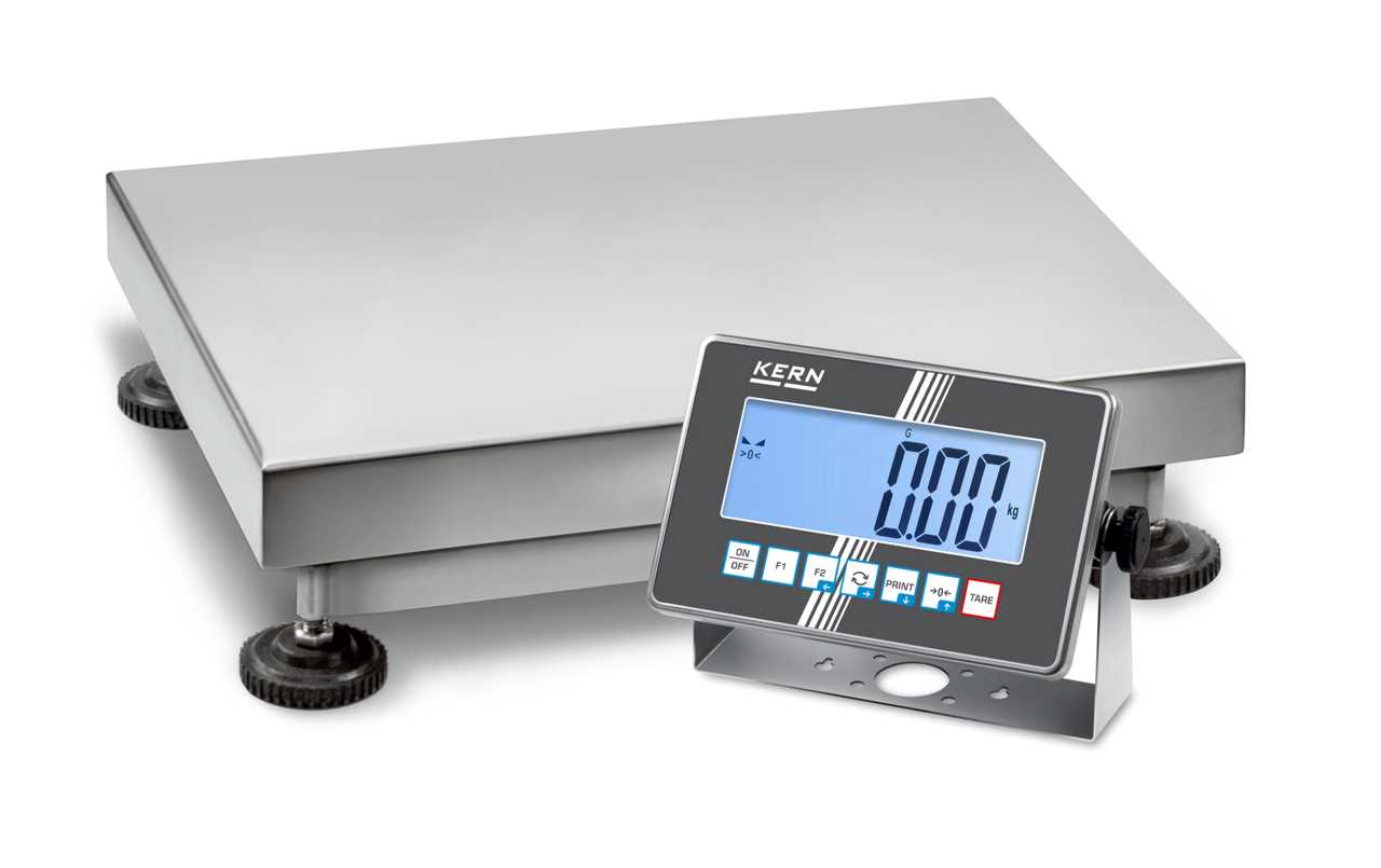 IoT-Line Balance plateforme en inox KERN SXC 100K-2