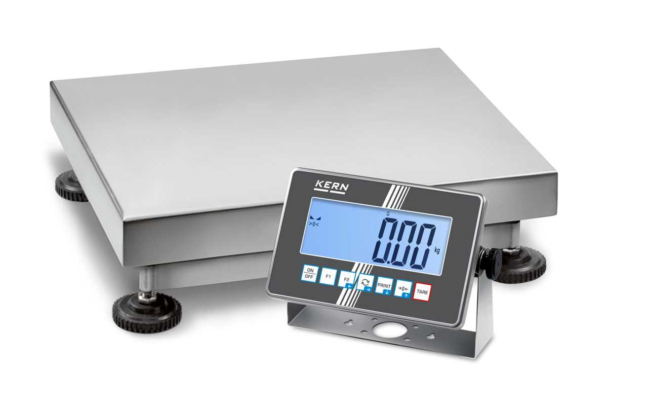 IoT-Line Balance plateforme en inox KERN SXC 60K-2M