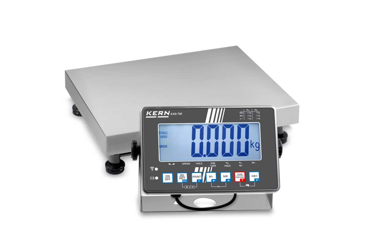Balance plateforme en inox KERN SXS 10K-3LM