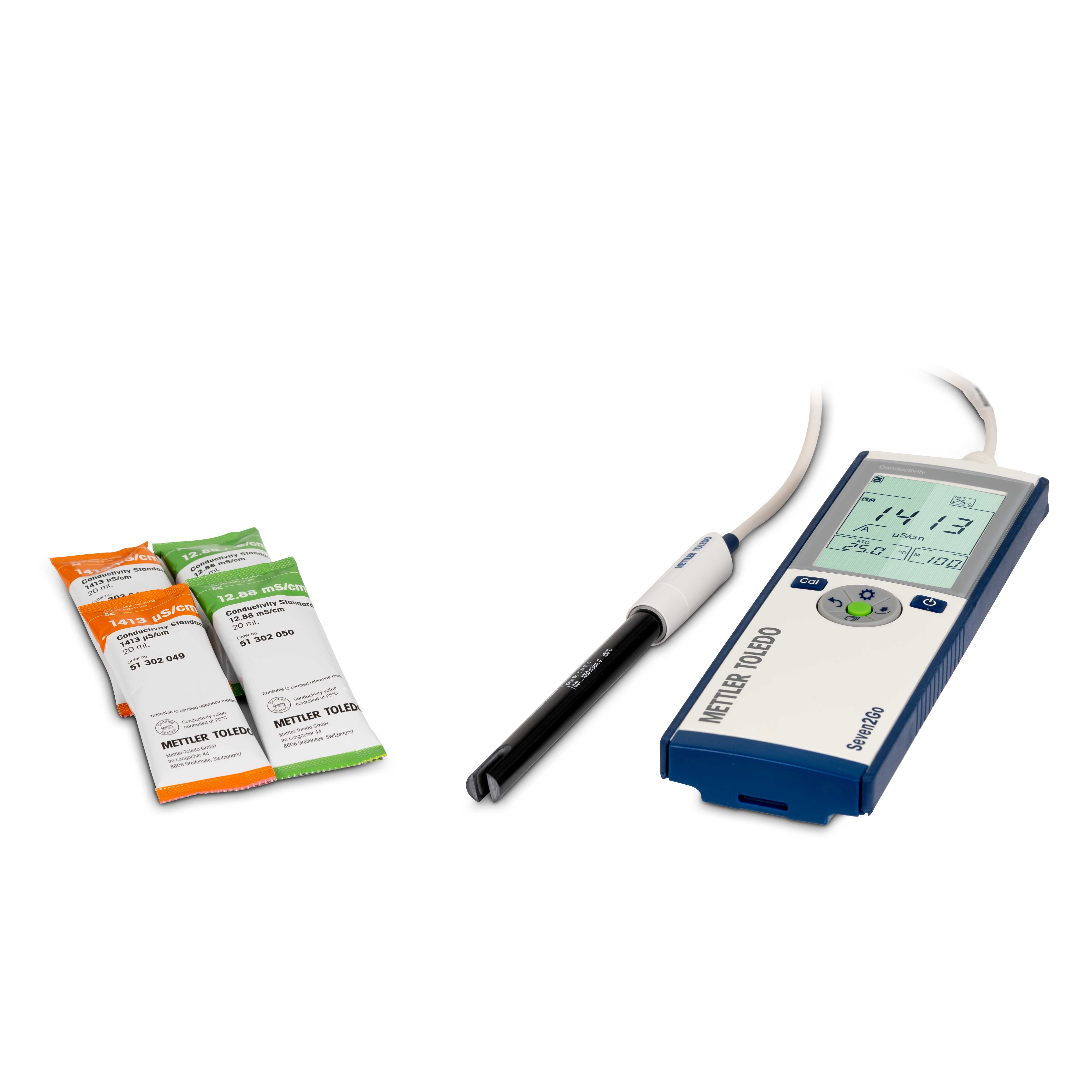 pH-mètre portable - Seven2Go Cond meter S3-Std-Kit