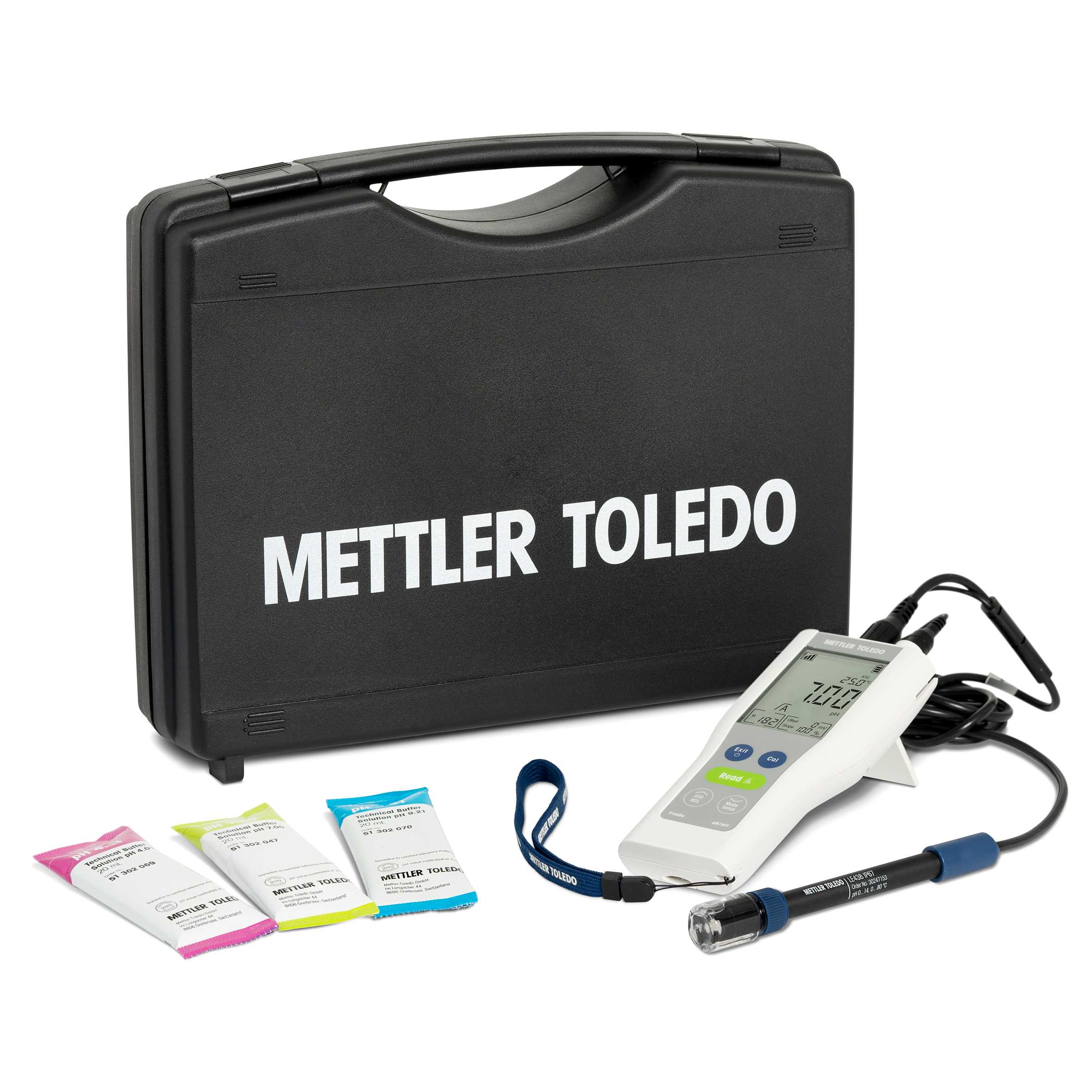 pH-mètre portable - FiveGo pH meter F2-Field-Kit