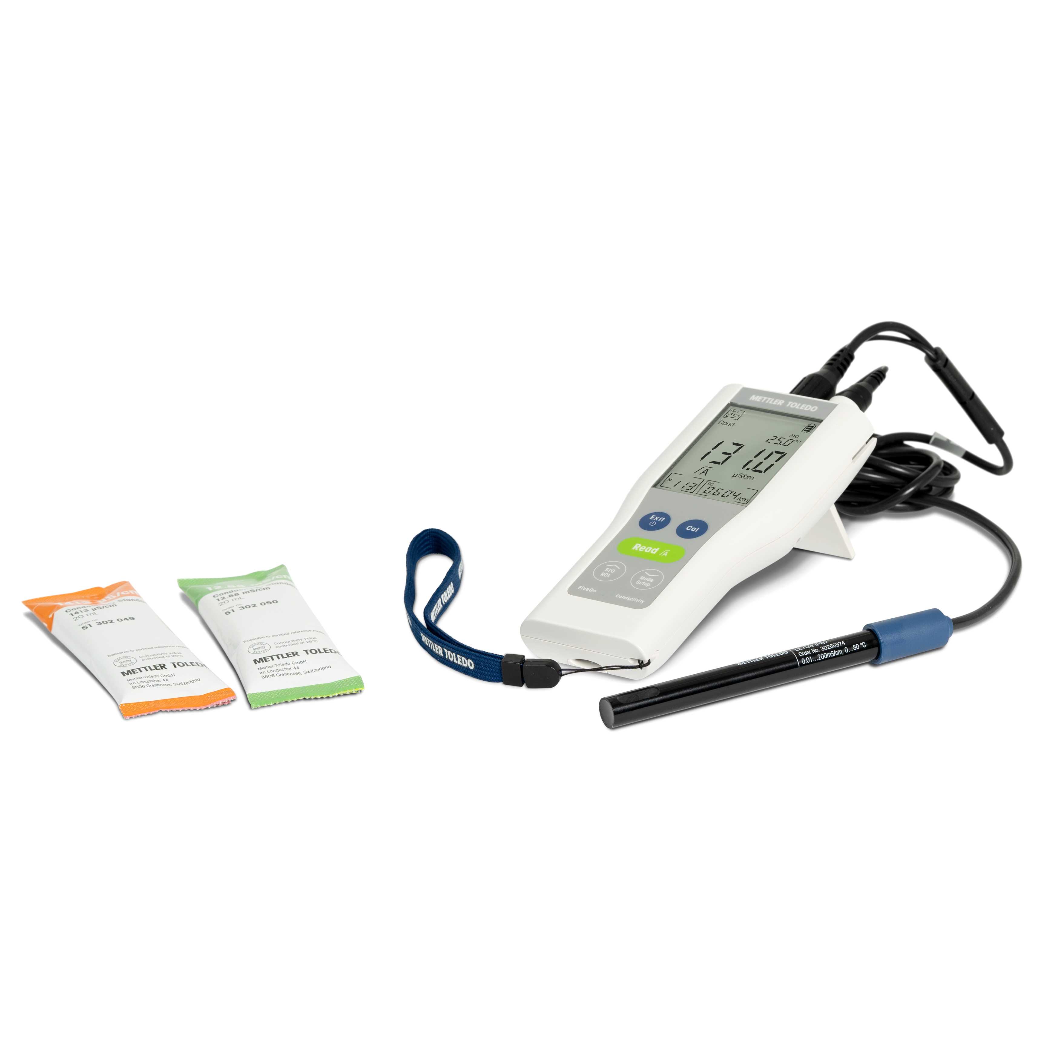 pH-mètre portable - FiveGo Cond meter F3-Std-Kit