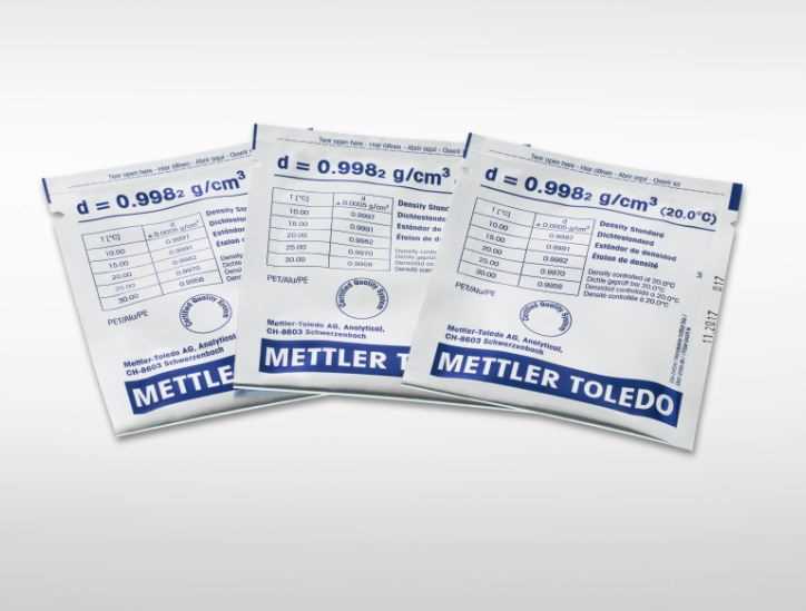 Etalons de masse volumique (6 mL), 10x