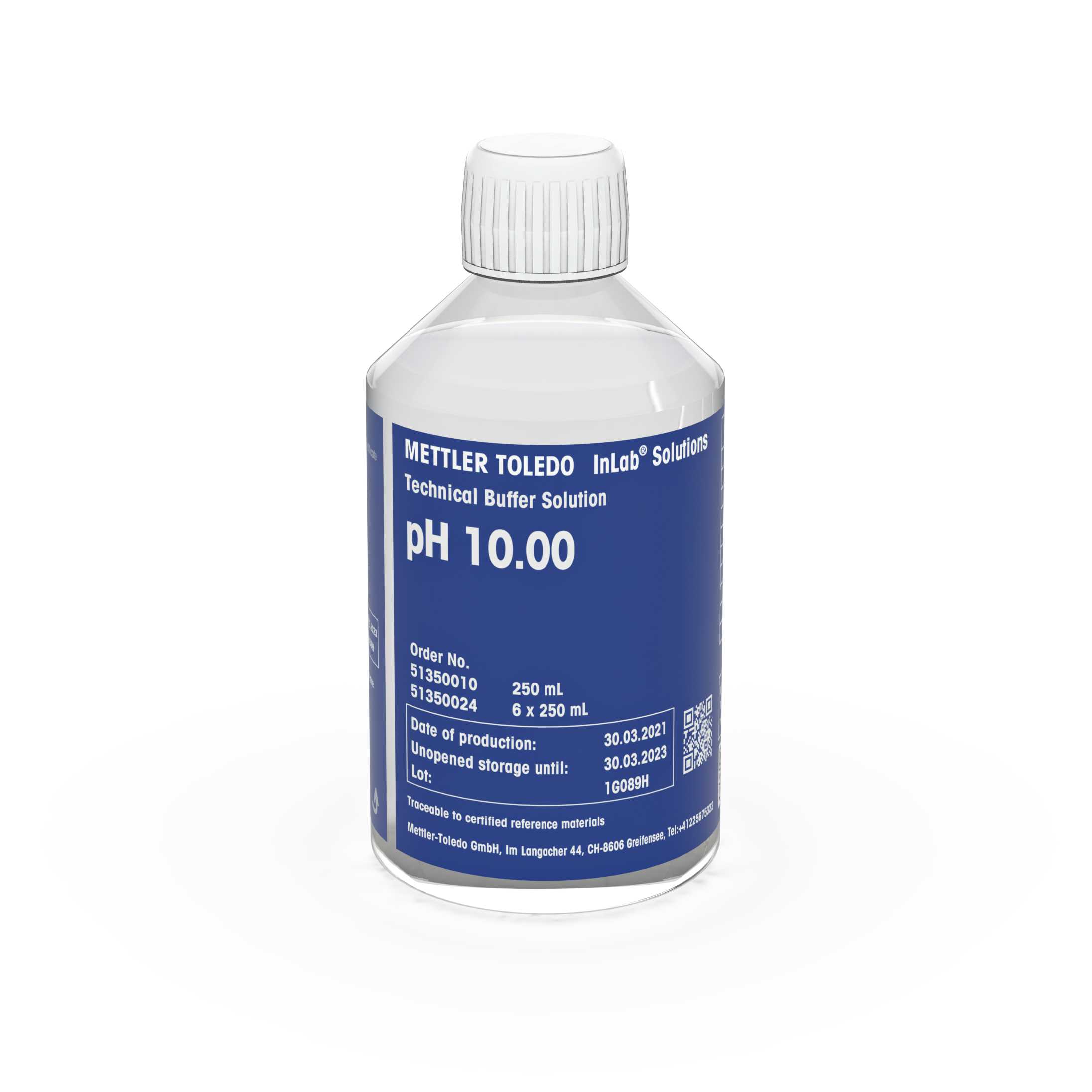 Tampon technique pH 10.00 250mL Bottle