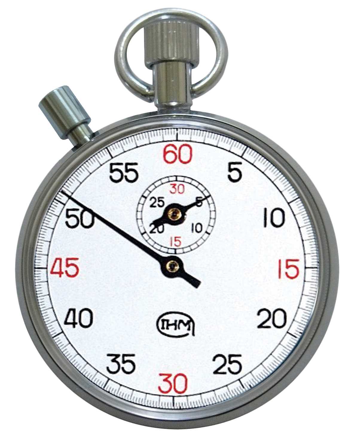 Chronomètre mécanique - START/STOP/START - Temps intermédiaire - 30 mn au 1/5e