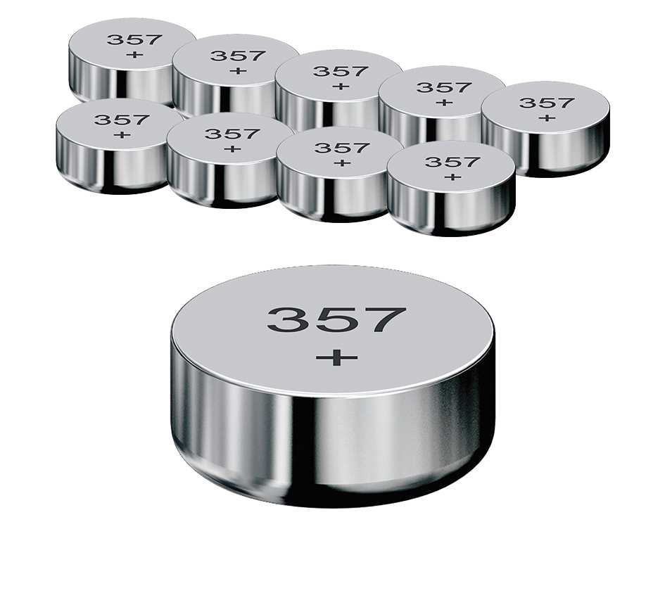 Piles boutons oxyde d'argent 357 ( X 10 )