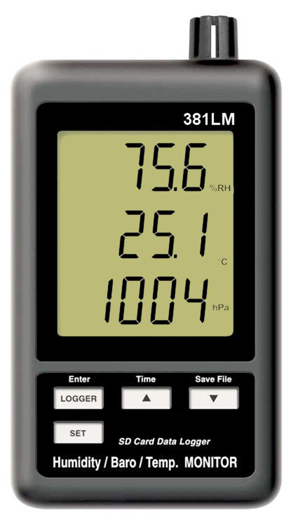 Enregistreur - Thermomètre / Hygromètre / Baromètre - Export .xls sur carte SD