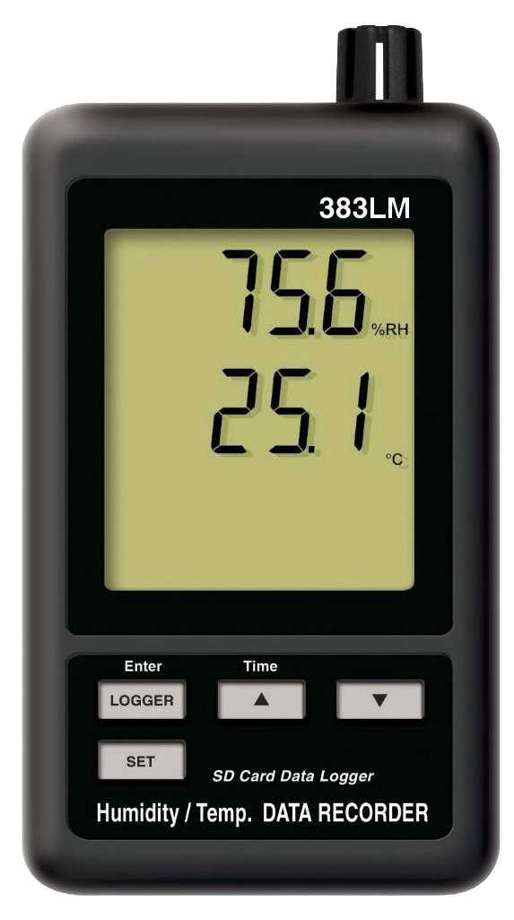 Enregistreur - Thermomètre / Hygromètre ambiant - Export .xls sur carte SD