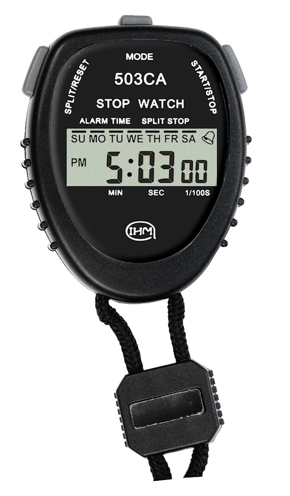 Chronomètre 2 mémoires - Coloris jaune ou noir (ex 69001526)