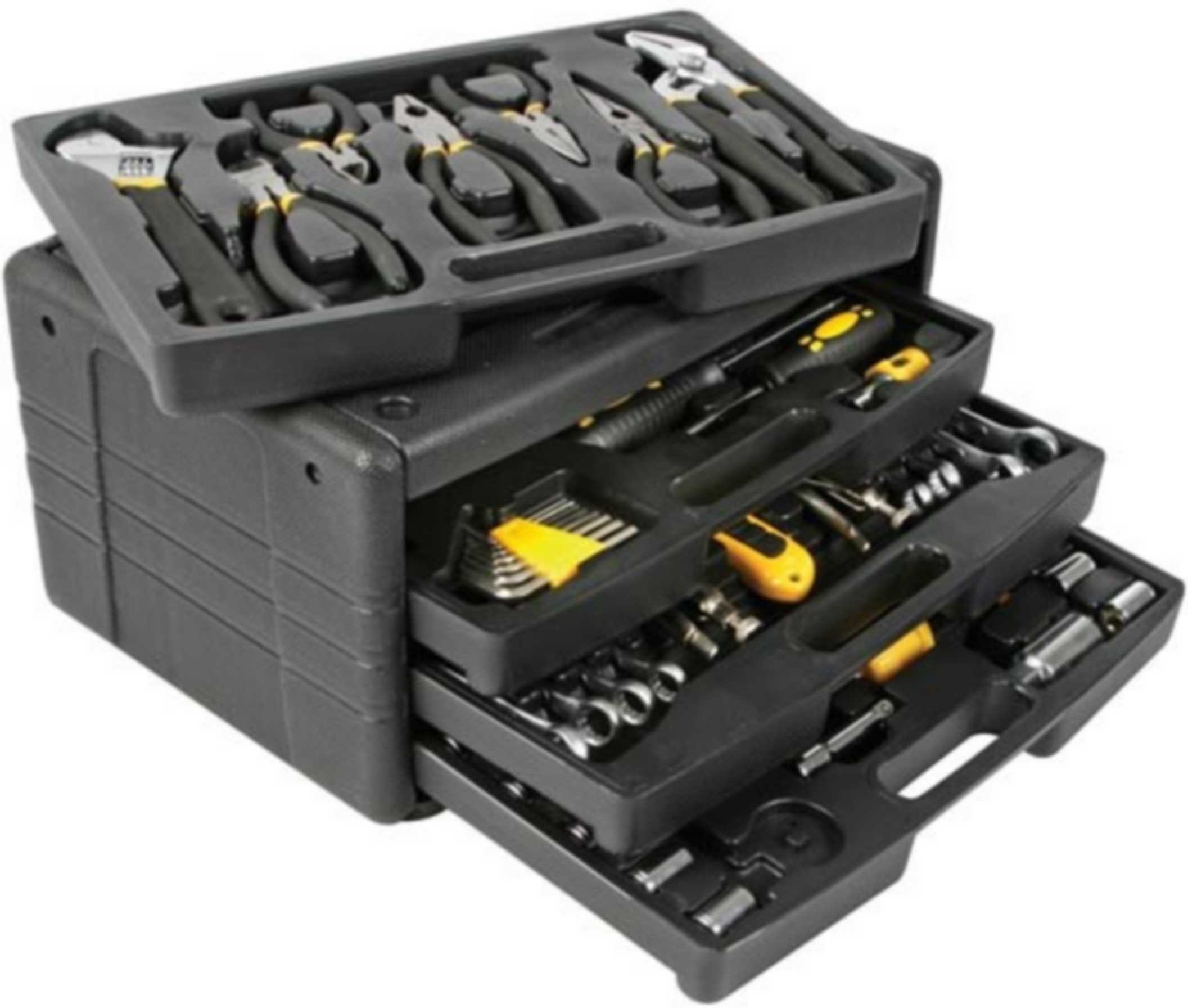 Coffret d'outillage à tiroirs - 99 pièces