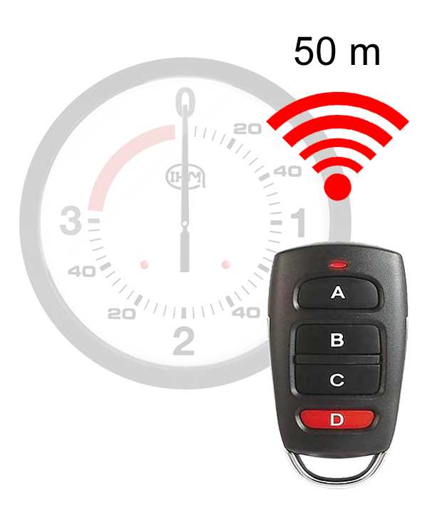 Télécommande + récepteur pour pendule de boxe