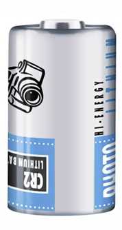 Pile photo lithium CR2/3 V