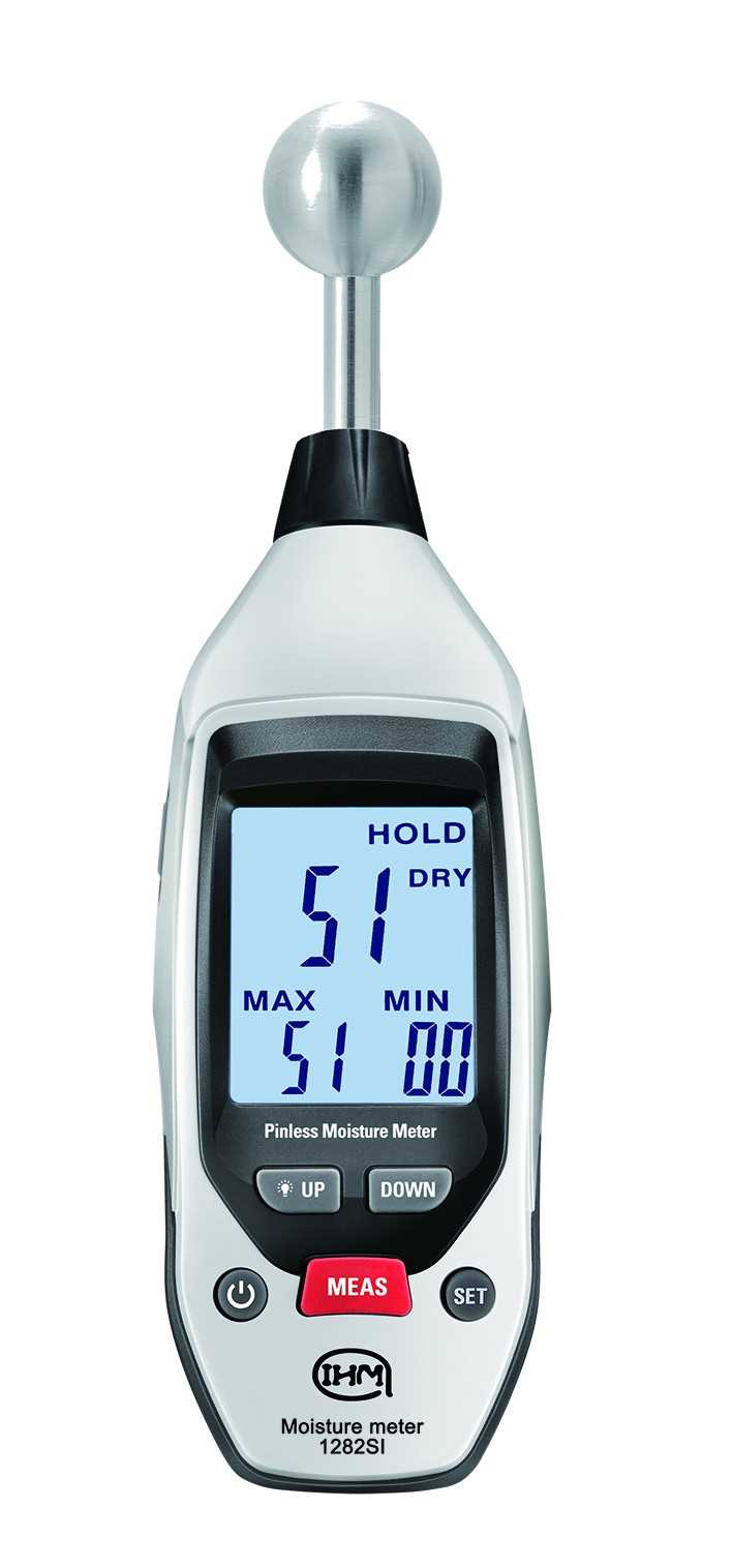 Humidimètre - Bois et matériaux - Ultrasons sans pénétration jusqu'à 40 mm - Alarme humidité