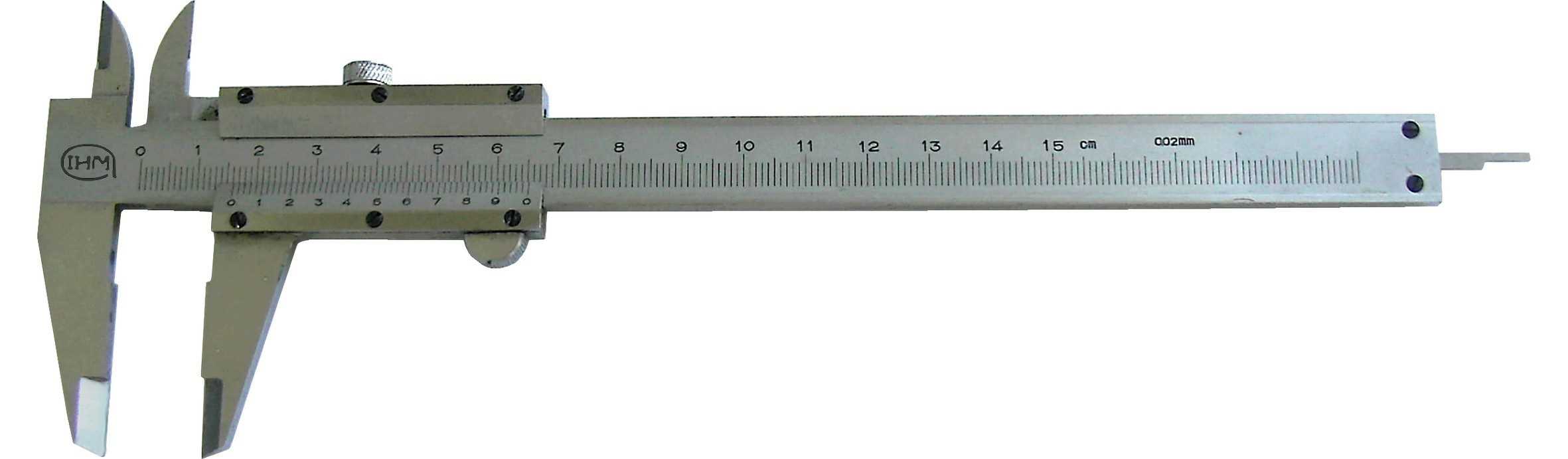 Pied à coulisse mécanique 150 mm - Double bec - Jauge de profondeur