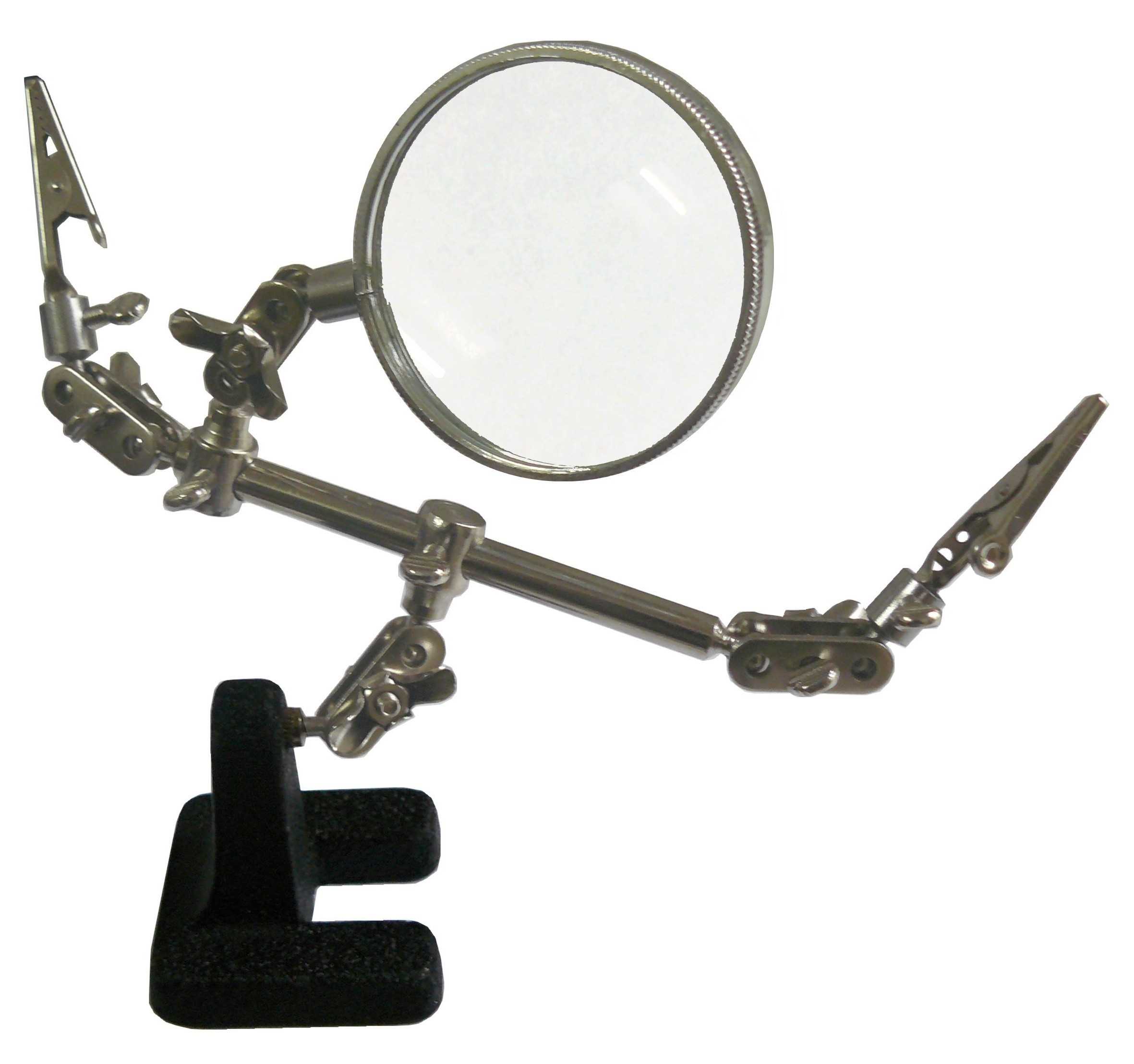 Loupe 3ème main 2,5X50 - Verre minéral