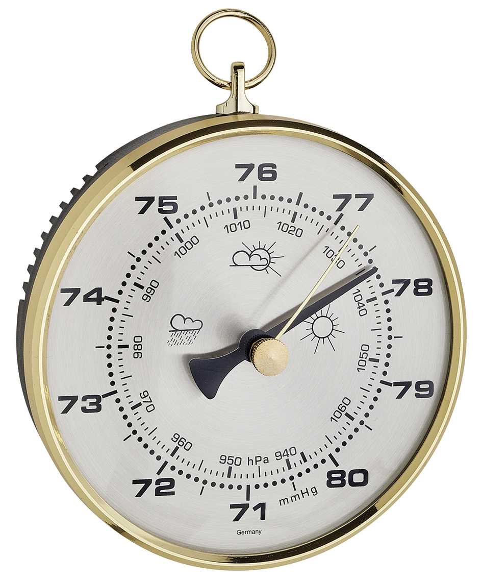 Baromètre mécanique - Boîtier laiton