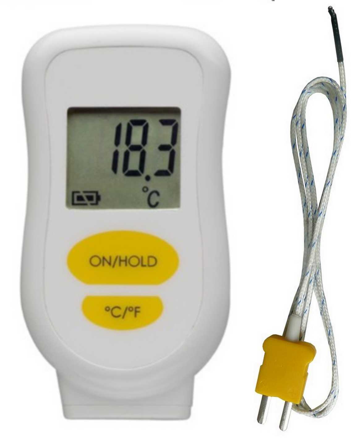 Thermomètre digital - Sonde type K - Sonde filaire - Etanche IP65 - Aimant