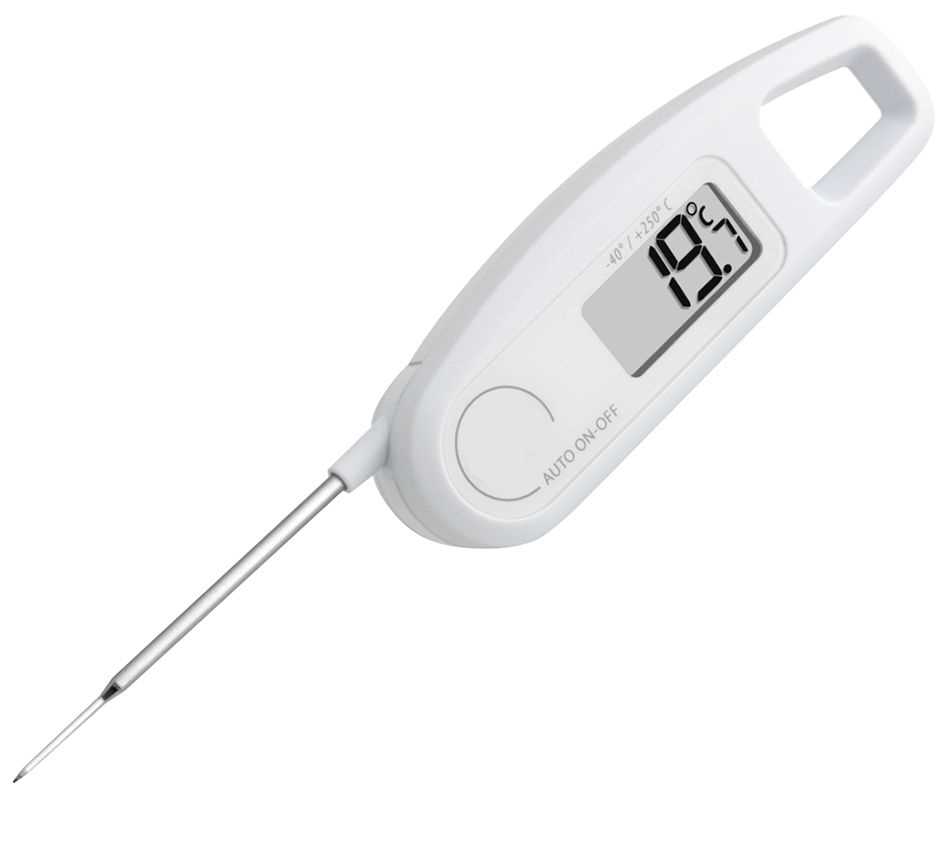 Thermomètre digital - Stylo sonde à planter - Sonde perçante pliable - HACCP/EN13485