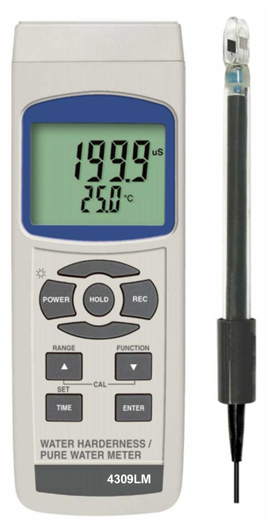 Conductimètre multifonction - Dureté / Résistivité / TDS / Salinité / Température