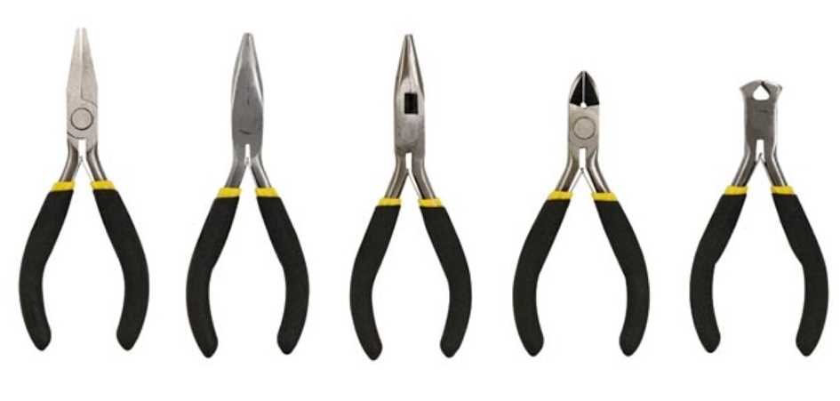 Pinces pour l'électronique ( X 5 )