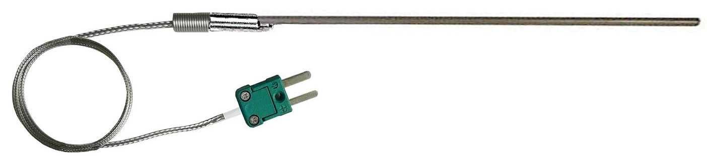 Sonde type K déformable 50 cm - Hautes températures jusqu'à +1200°C