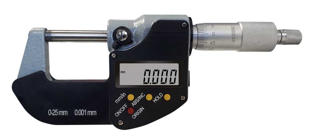 Micromètre digital 0-25 mm - Etanche IP54