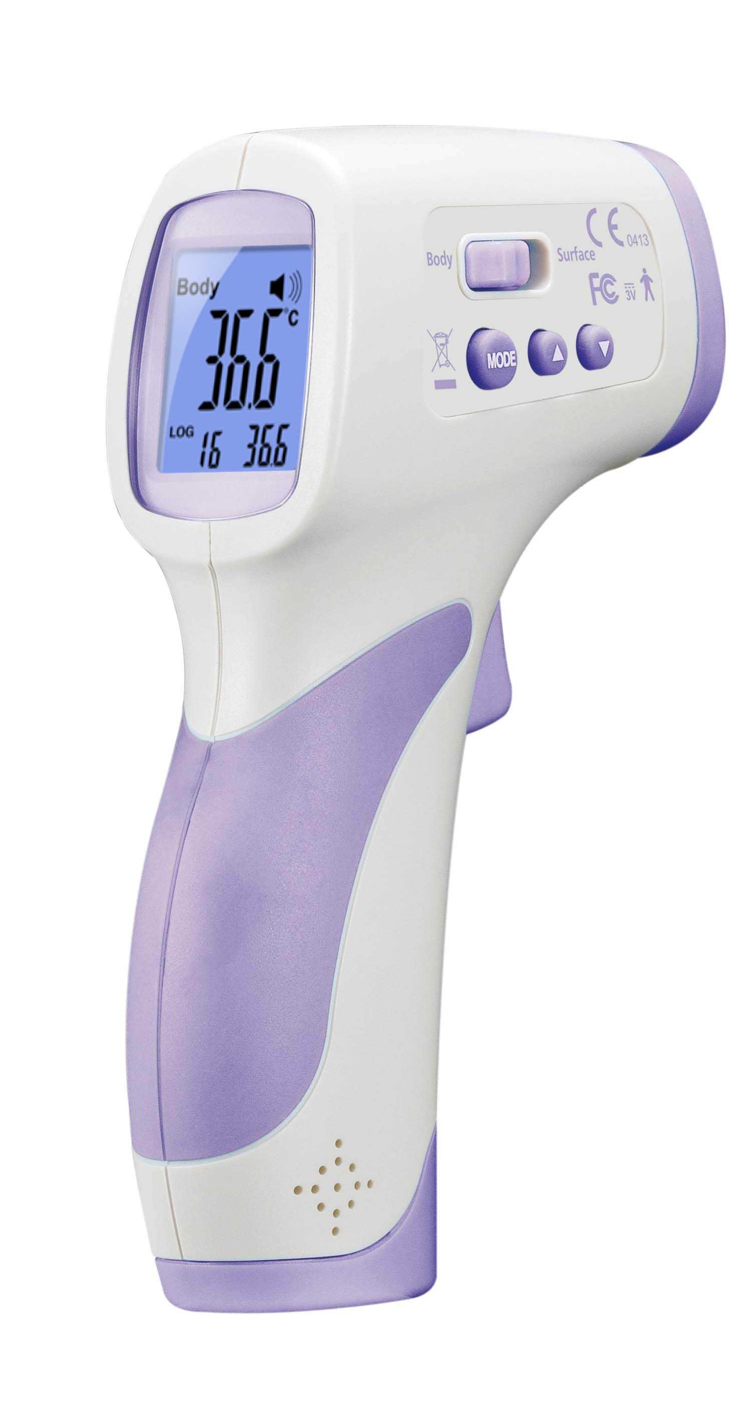 Thermomètre digital - Infrarouge - Médical - Instantanné sans contact