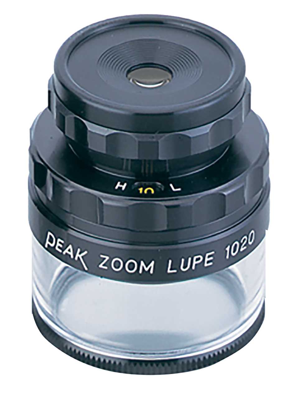 Loupe d'expertise PEAK zoom 10-20X - Réticule gradué
