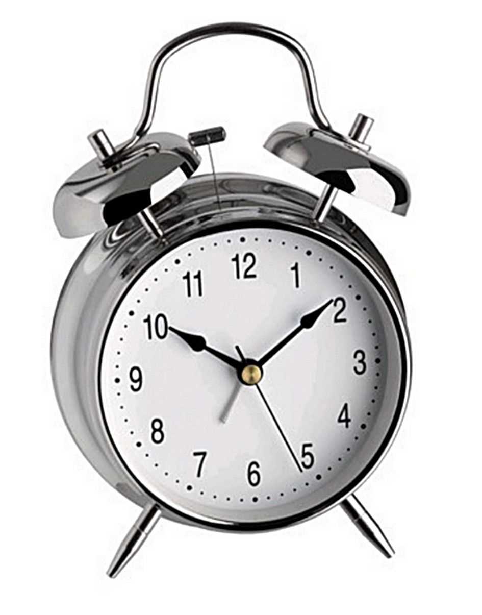 Réveil à aiguilles - Alarme double cloche