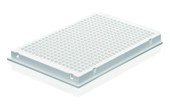 Plaque PCR 384 puits, PP, blanc, 0,03 ml, pour qPCR ( X 50 )