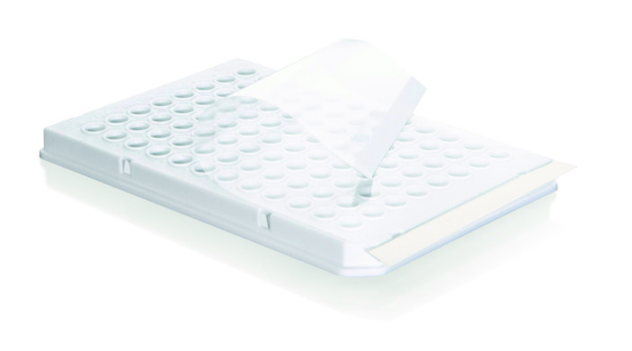 Plaque PCR 96 puits, blanc, 0,15 ml, pour LightCycler®, PP, incl. 50 films pour qPCR ( X 50 )