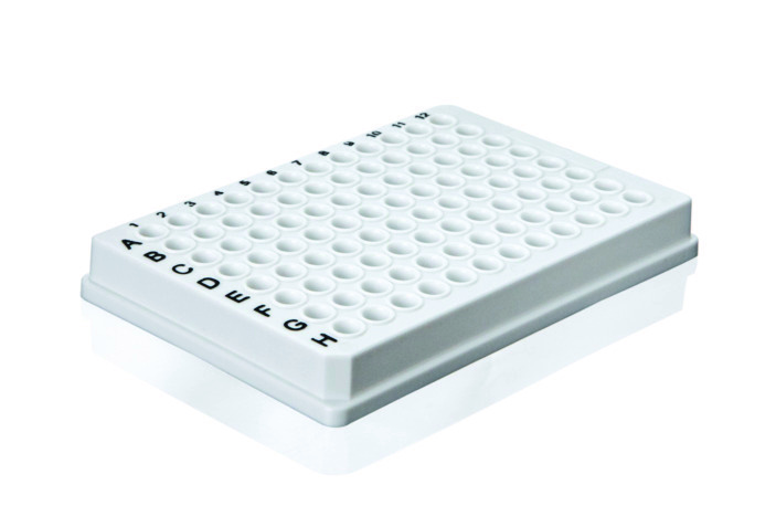 Plaque PCR 96 puits, cadre entier, Low Profile, blanc, PP ( X 50 )