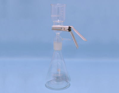 Equipement de filtration sous vide pour membranes diamètre 47 mm, verre dépoli, 1L, Glassco Le lot de 1