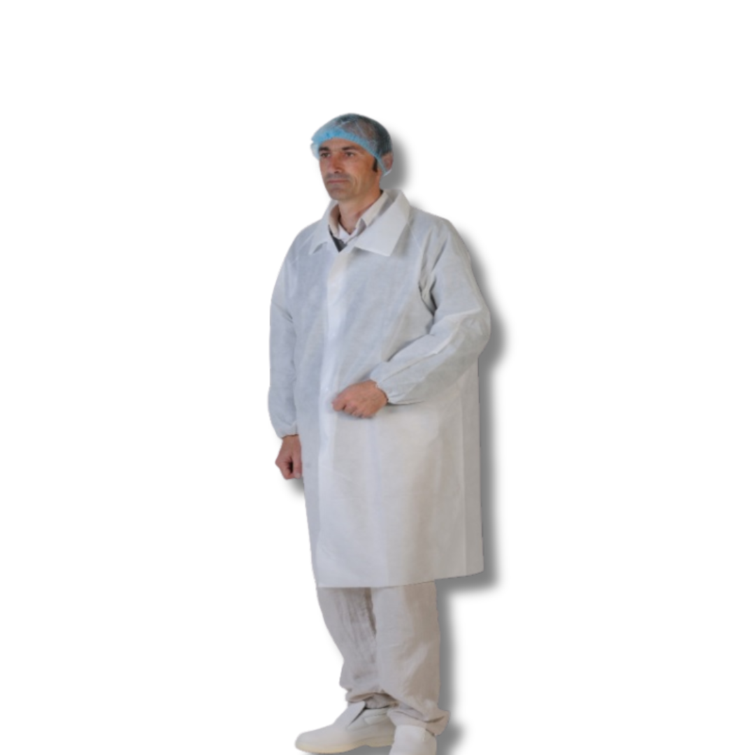 Blouse PLP non tissé blanc ( X 50 )