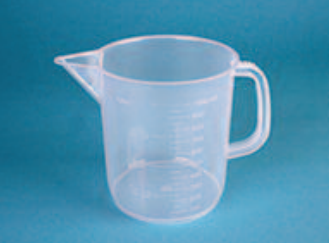 Carafe graduée forme basse PP, 500 mL Le lot de 10