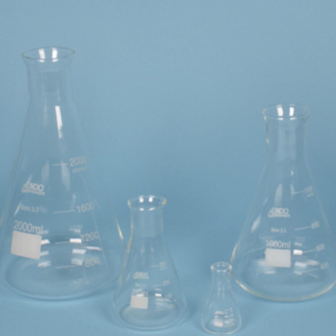 Fiole d´Erlenmeyer, 3000 mL Le lot de 2