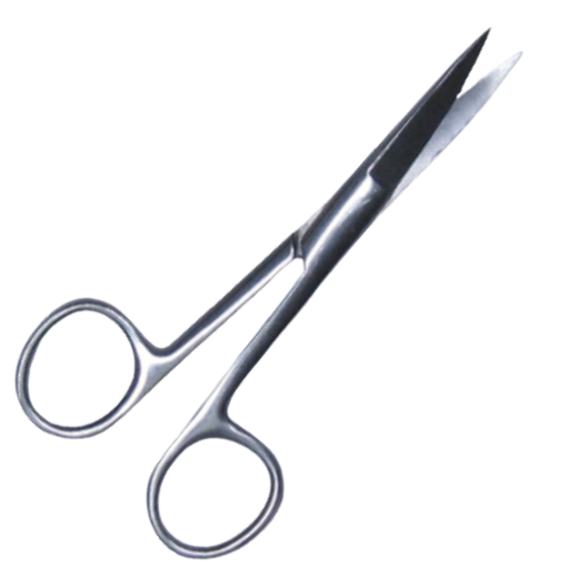 Ciseaux Forts 2 lames pointues inox L14,5 cm UNITE (ex 69001582)