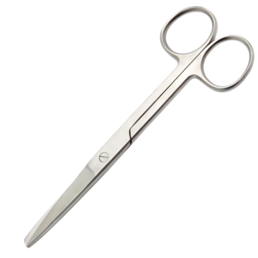 Ciseaux Forts 1 lame pointue/1 lame arrondie inox L14,5 cm UNITE (ex 69001578)