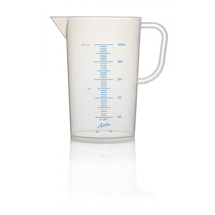 Pichet AZLON®, graduations imprimées, polypropylène, 500 mL
