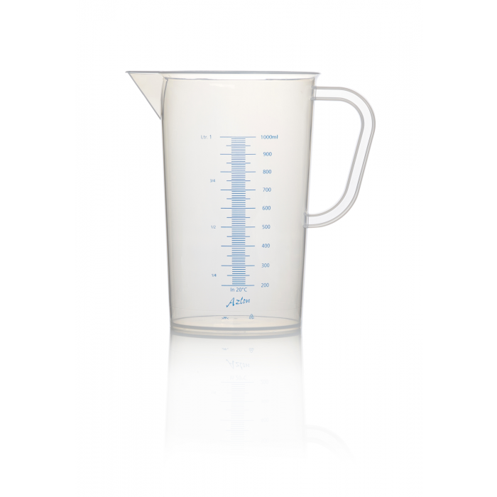 Pichet AZLON®, graduations imprimées, polypropylène, 1000 ml