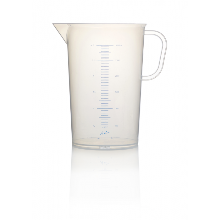 Pichet AZLON®, graduations imprimées, polypropylène, 3000 ml