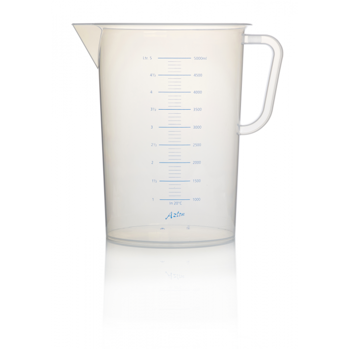Pichet AZLON®, graduations imprimées, polypropylène, 5 000 ml