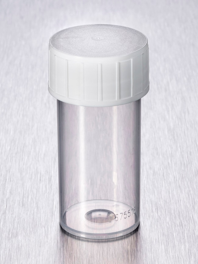 Récipient droit en PP avec bouchon à vis 40ml ( X 1000 )